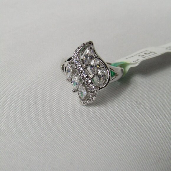 Cubic Zirconia | Stainless Steel | Ring | Size 5 | Women's - Picture 4 of 4